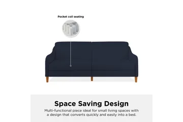 Jasper 2-personers Sovesofa Marineblå - Dorel Home - Møbler - Sofaer - Sovesofaer