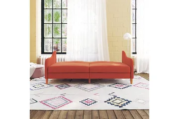 Jasper 2-personers Sovesofa Orange - Dorel Home - Møbler - Sofaer - Sovesofaer