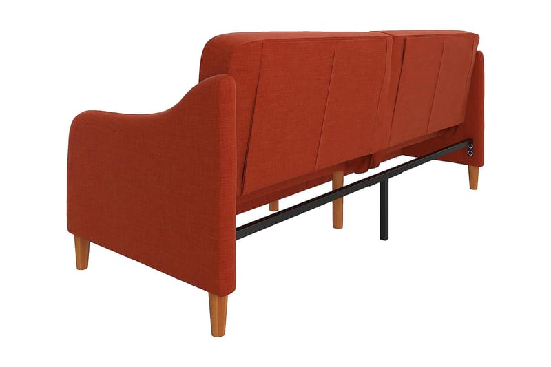 Jasper 2-personers Sovesofa Orange - Dorel Home - Møbler - Sofaer - Sovesofaer