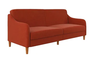 Jasper 2-personers Sovesofa Orange - Dorel Home - Møbler - Sofaer - Sovesofaer