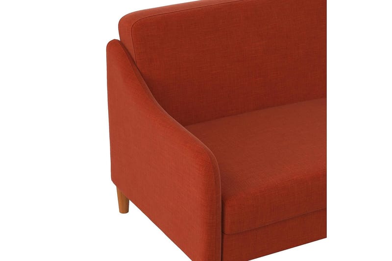 Jasper 2-personers Sovesofa Orange - Dorel Home - Møbler - Sofaer - Sovesofaer