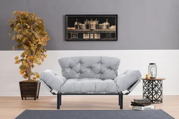Jenica sovesofa 2-pers - Grå - Møbler - Sofaer - Sovesofaer