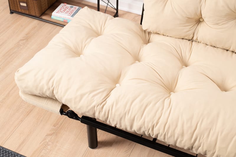 Jenica sovesofa 2-pers - Beige - Sovesofaer - 2 personers sovesofa