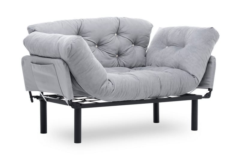 Jenica sovesofa 2-pers - Grå - Sovesofaer - 2 personers sovesofa