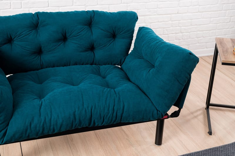 Jenica sovesofa 2-pers - Blågrøn - Møbler - Sofaer - Sovesofaer