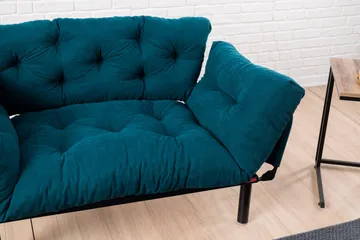 Jenica sovesofa 2-pers - Blågrøn - Møbler - Sofaer - Sovesofaer
