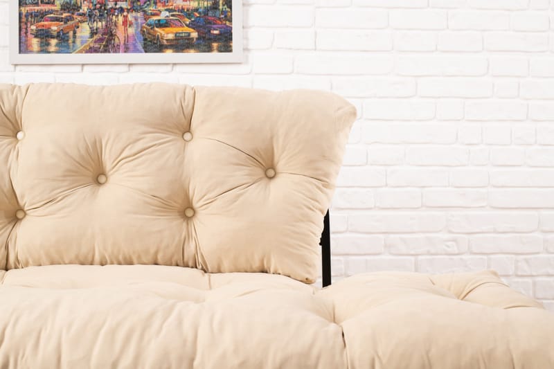 Jenica sovesofa 2-pers - Beige - Møbler - Sofaer - Sovesofaer