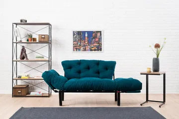 Jenica sovesofa 2-pers - Blågrøn - Møbler - Sofaer - Sovesofaer