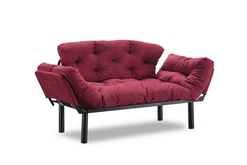 Jenica sovesofa 2-pers - Vinrød - Møbler - Sofaer - Sovesofaer