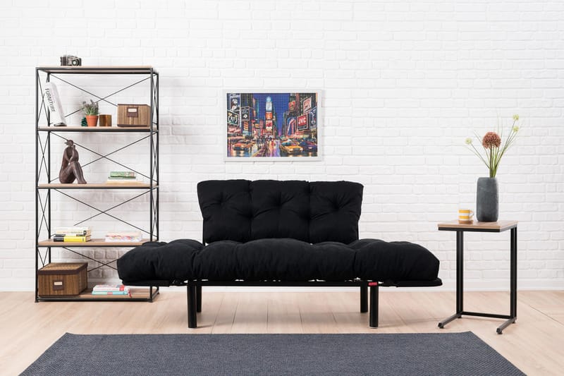 Jenica sovesofa 2-pers - Sort - Møbler - Sofaer - Sovesofaer