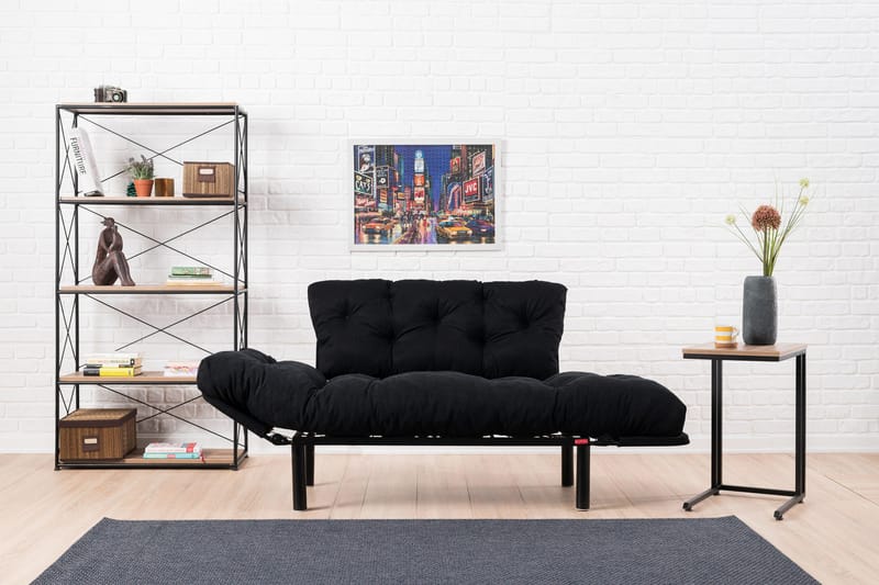 Jenica sovesofa 2-pers - Sort - Møbler - Sofaer - Sovesofaer