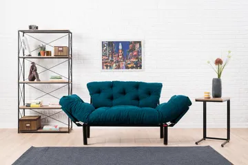Jenica sovesofa 2-pers - Blågrøn - Møbler - Sofaer - Sovesofaer