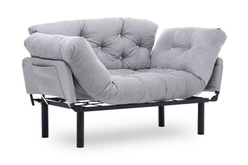 Jenica sovesofa 2-pers - Grå - Møbler - Sofaer - Sovesofaer