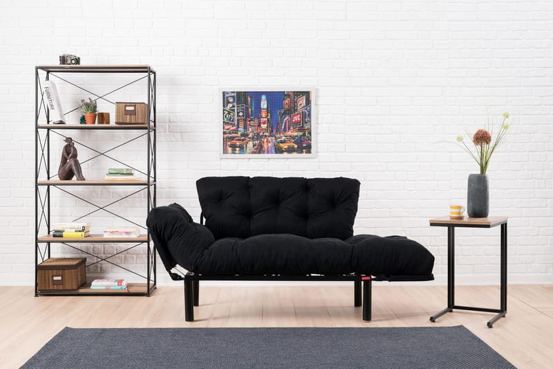 Jenica sovesofa 2-pers - Sort - Møbler - Sofaer - Sovesofaer