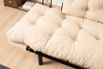 Jenica sovesofa 2-pers - Beige - Møbler - Sofaer - Sovesofaer