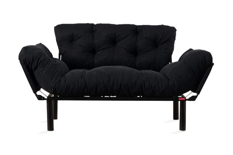 Jenica sovesofa 2-pers - Sort - Møbler - Sofaer - Sovesofaer