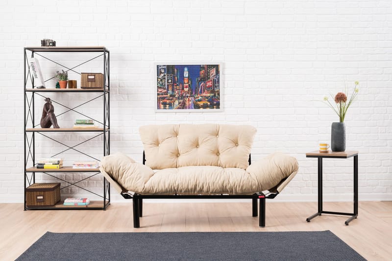 Jenica sovesofa 2-pers - Beige - Møbler - Sofaer - Sovesofaer