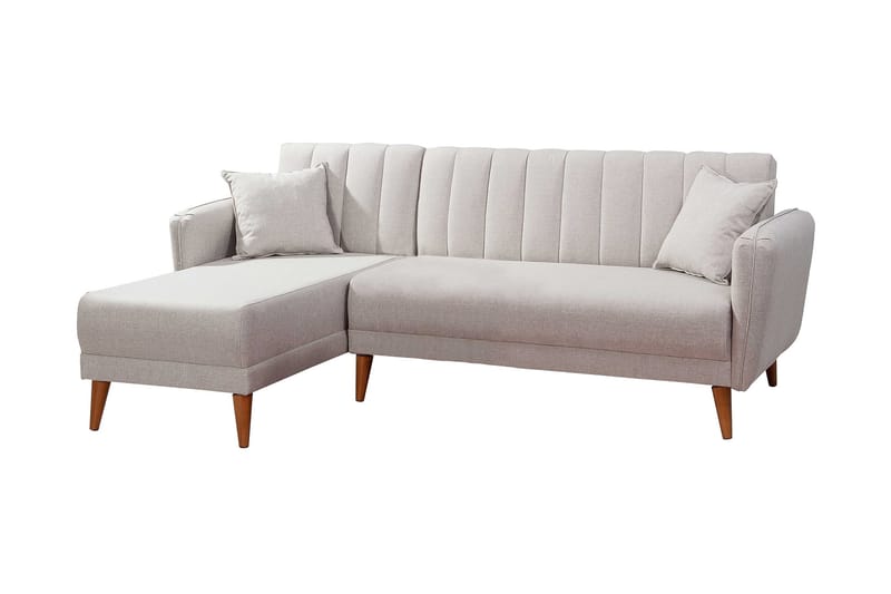 Jenick Hjørnesovesofa - Beige - Sovesofaer - Hjørnesovesofa