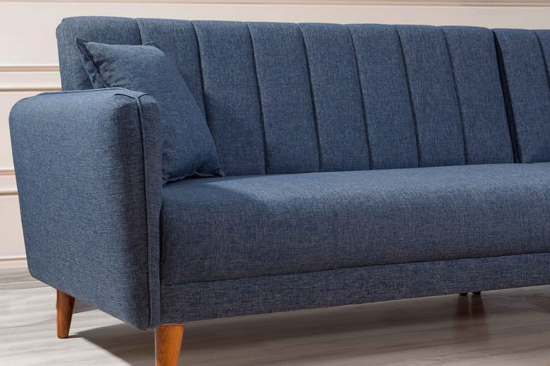 Jenick Hjørnesovesofa - Mørkeblå - Møbler - Sofaer - Sovesofaer