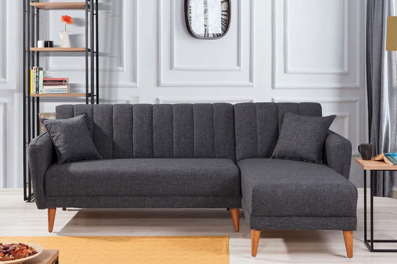 Jenick Hjørnesovesofa - Mørkegrå - Møbler - Sofaer - Sovesofaer