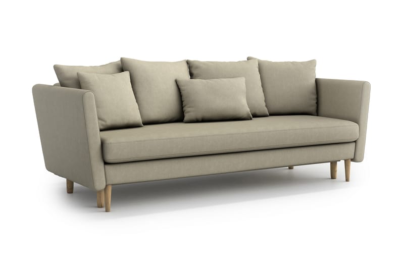 Joleen 3-pers. Sovesofa - Beige - Sovesofaer - 3 personers sovesofa