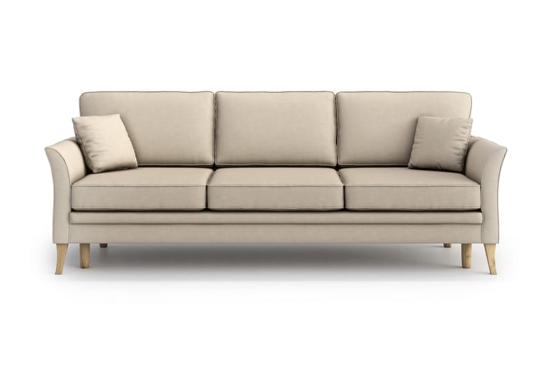 Juliette 3-pers. Sovesofa 3-pers - Beige - Sovesofaer - 3 personers sovesofa