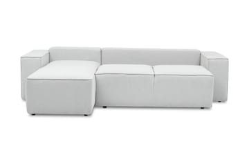 Kamli Sovesofa m. Chaiselong med Opbevaring - Lysegrå - Møbler - Sofaer - Sovesofaer