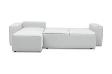 Kamli Sovesofa m. Chaiselong med Opbevaring - Lysegrå - Møbler - Sofaer - Sovesofaer