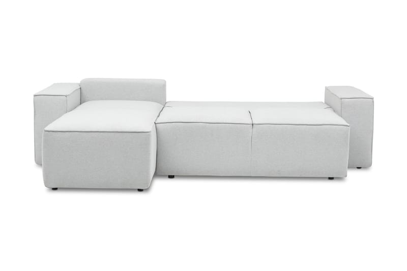 Kamli Sovesofa m. Chaiselong med Opbevaring - Lysegrå - Møbler - Sofaer - Sovesofaer