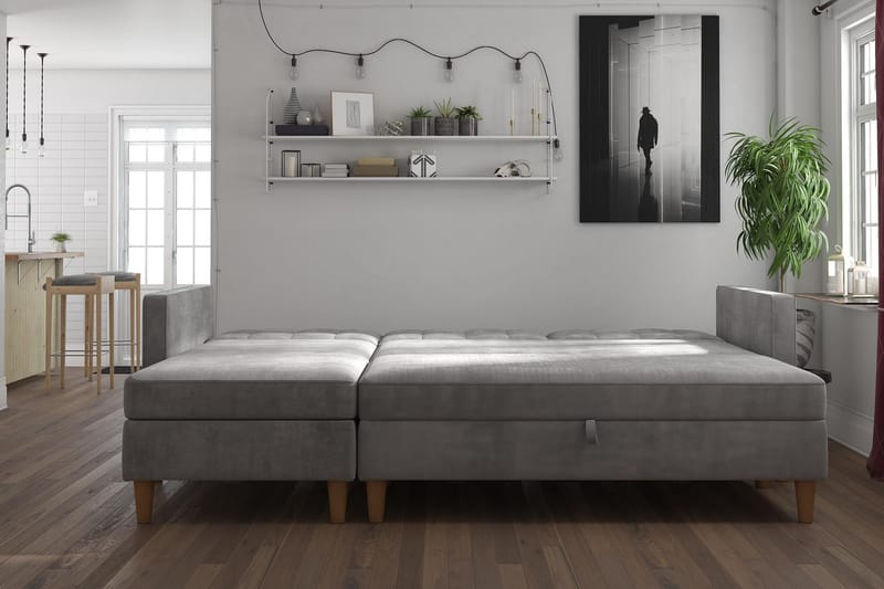 Karyna Sovesofa - Lysegrå - Møbler - Sofaer - Sovesofaer