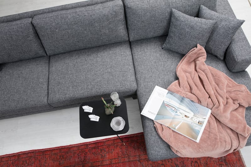 Katilaya Sovesofa med Chaiselong Højre - Grå - Møbler - Sofaer - Sovesofaer