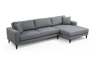 Katilaya Sovesofa med Chaiselong Højre - Grå - Møbler - Sofaer - Sovesofaer