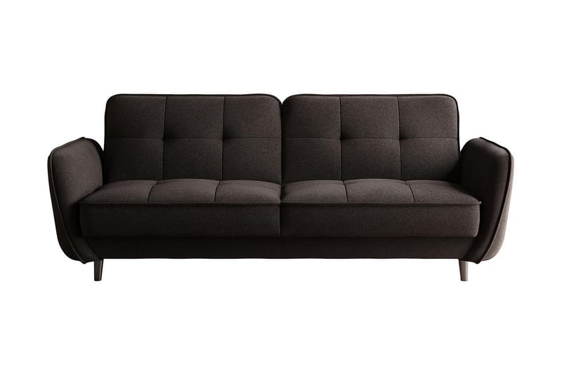 Katsuya Sovesofa 3-Pers. - Mørkebrun - Sovesofaer - 3 personers sovesofa