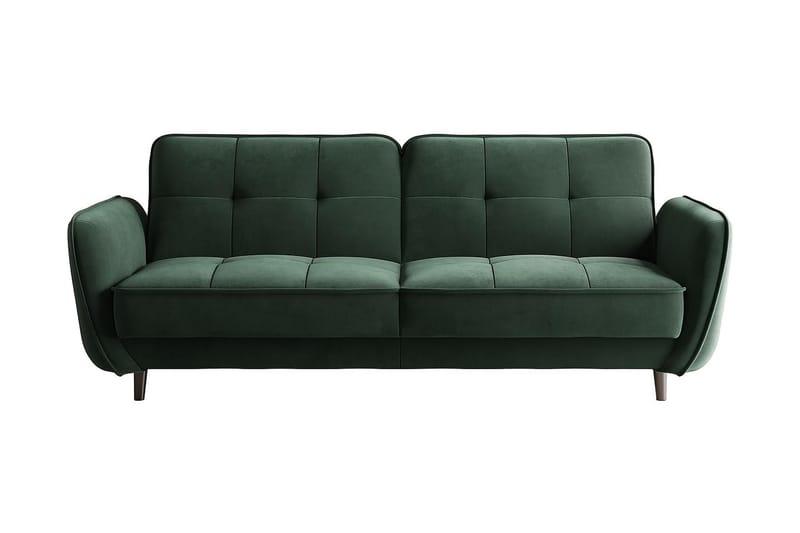 Katsuya Sovesofa 3-Pers. - Mørkegrøn - Sovesofaer - 3 personers sovesofa