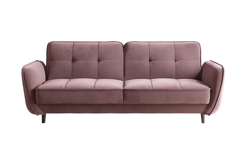 Katsuya Sovesofa 3-Pers. - Lyserød - Sovesofaer - 3 personers sovesofa