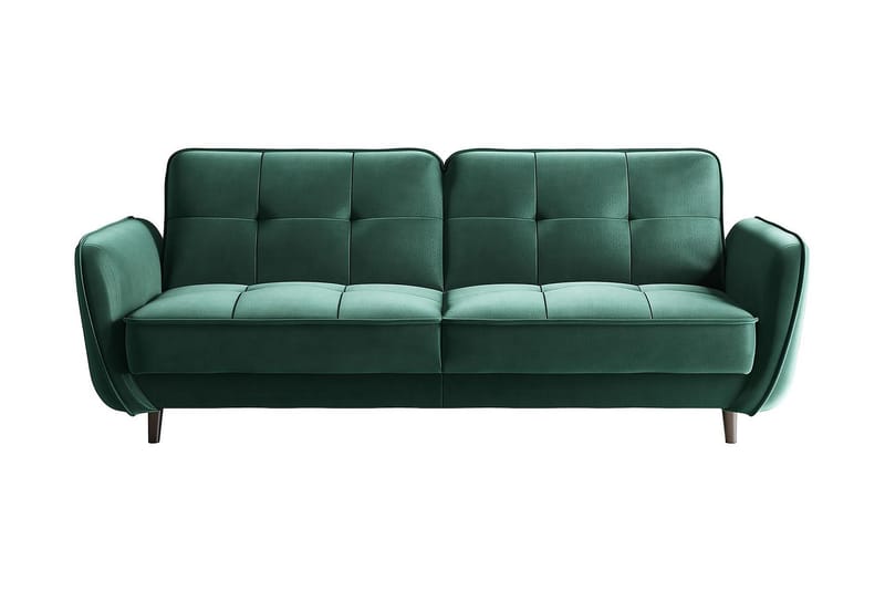 Katsuya Sovesofa 3-Pers. - Mørkegrøn - Sovesofaer - 3 personers sovesofa