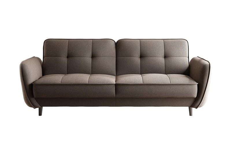 Katsuya Sovesofa 3-Pers. - Beige/Brun - Sovesofaer - 3 personers sovesofa