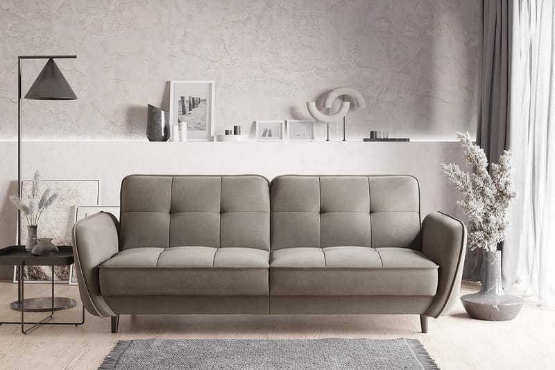 Katsuya Sovesofa 3-Pers. - Beige - Sovesofaer - 3 personers sovesofa