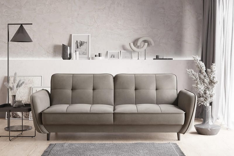 Katsuya Sovesofa 3-Pers. - Beige - Møbler - Sofaer - Sovesofaer