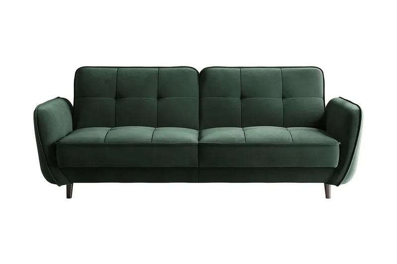 Katsuya Sovesofa 3-Pers., Mørkegrøn