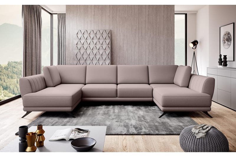Katun Sovesofa Dobbelt chaiselong - Beige - Møbler - Sofaer - Sovesofaer