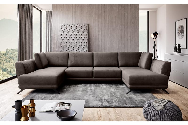 Katun Sovesofa Dobbelt chaiselong - Brun - Sovesofaer