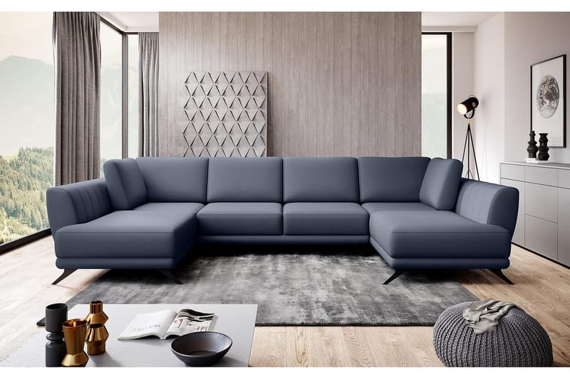 Katun Sovesofa Dobbelt chaiselong - Grå - Møbler - Sofaer - Sovesofaer