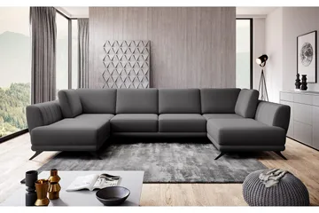 Katun Sovesofa Dobbelt chaiselong - Grå - Møbler - Sofaer - Sovesofaer