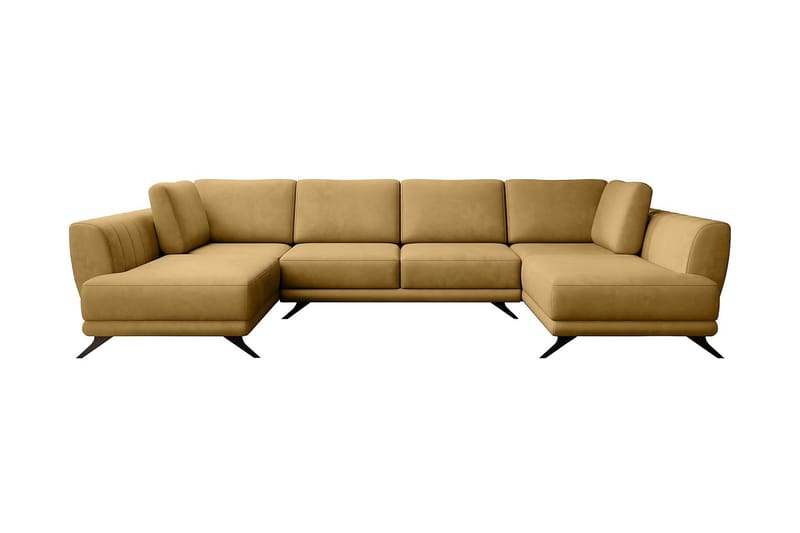 Katun Sovesofa Dobbelt chaiselong - Gul - Møbler - Sofaer - Sovesofaer