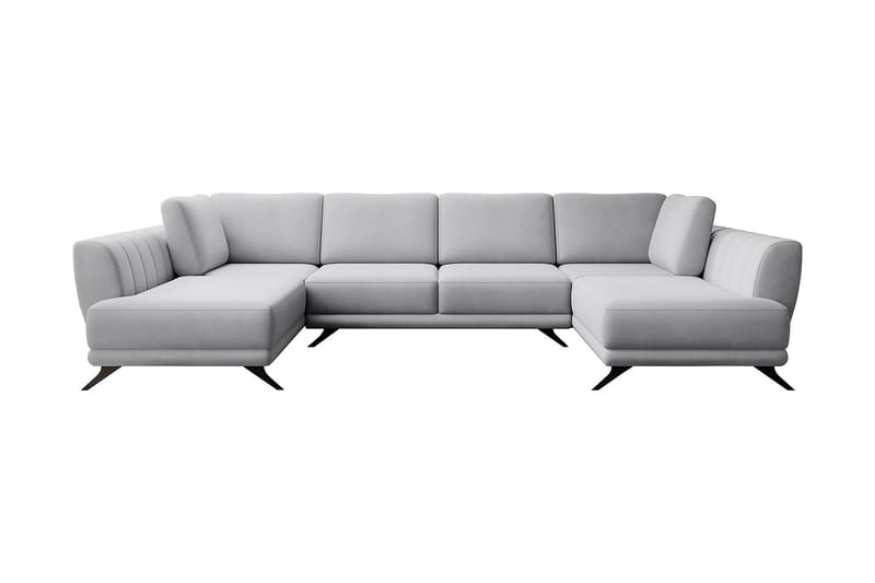 Katun Sovesofa Dobbelt chaiselong - Hvid/Lysegrå - Møbler - Sofaer - Sovesofaer