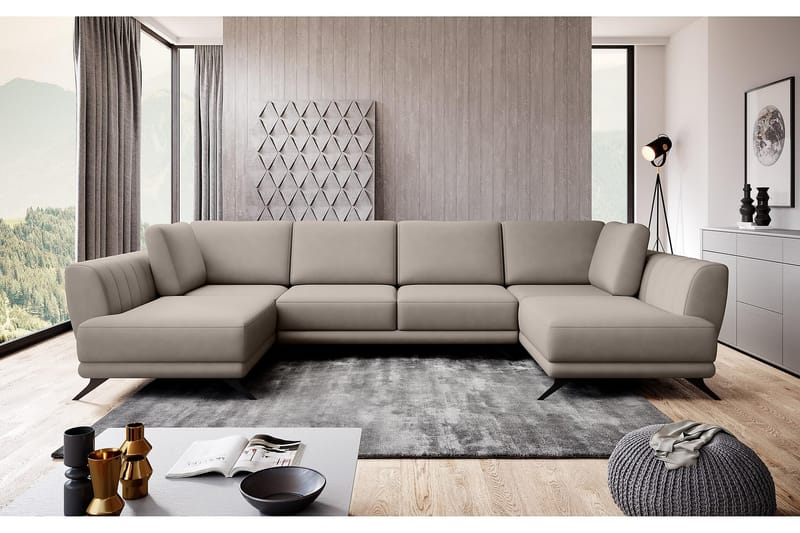 Katun Sovesofa Dobbelt chaiselong - Lysebeige - Sovesofaer