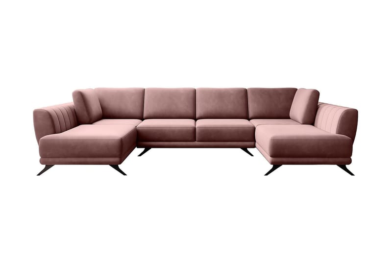 Katun Sovesofa Dobbelt chaiselong - Lyserød - Møbler - Sofaer - Sovesofaer