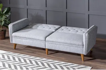 Keena sovesofa med 3 pers - Grå - Møbler - Sofaer - Sovesofaer