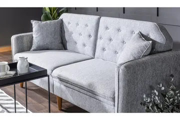 Keena sovesofa med 3 pers - Grå - Møbler - Sofaer - Sovesofaer